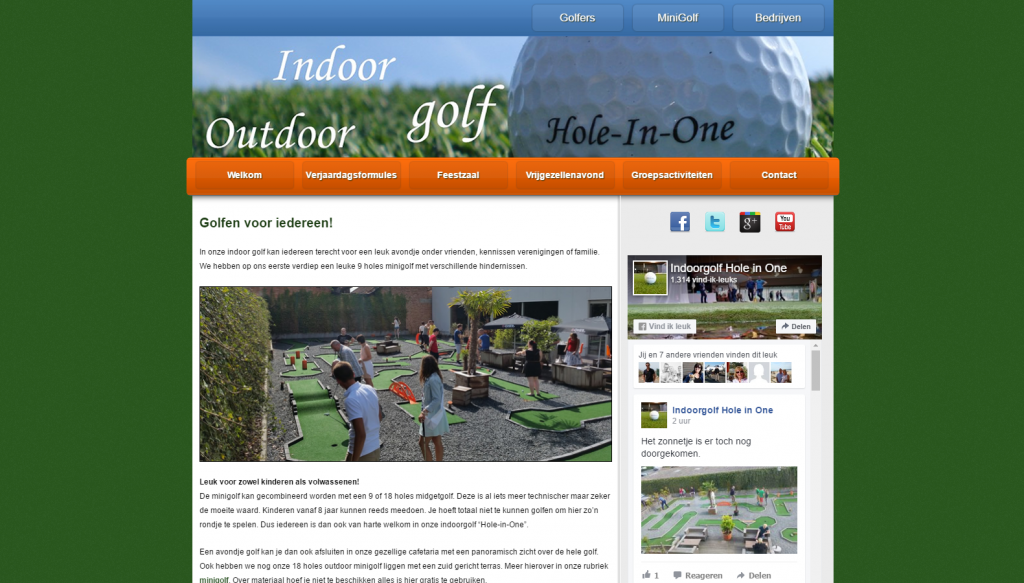 Indoorgolf Hole in One